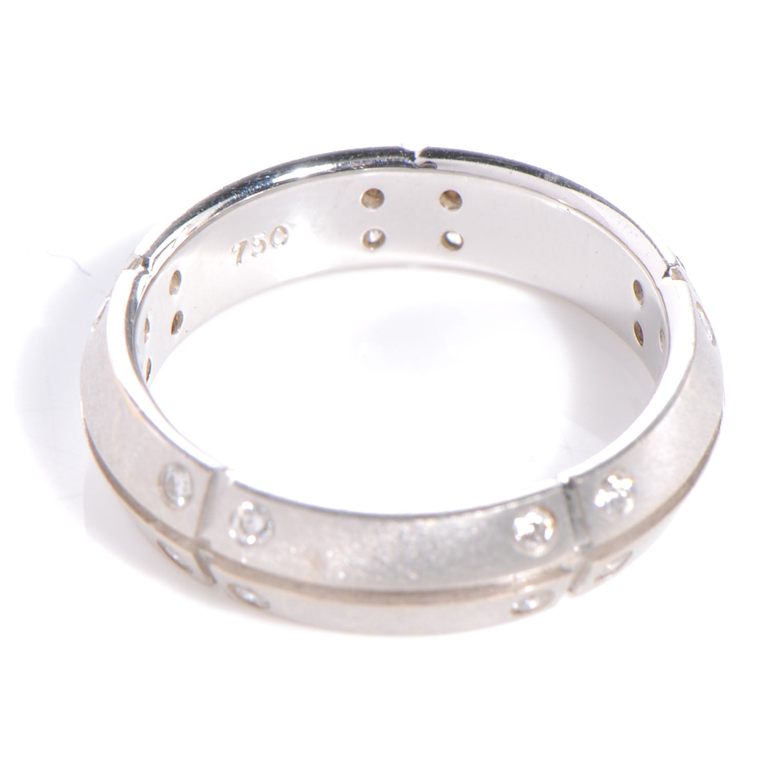 Tiffany 18k White Gold Diamond Streamerica Ring Size 6.5 4 of 5