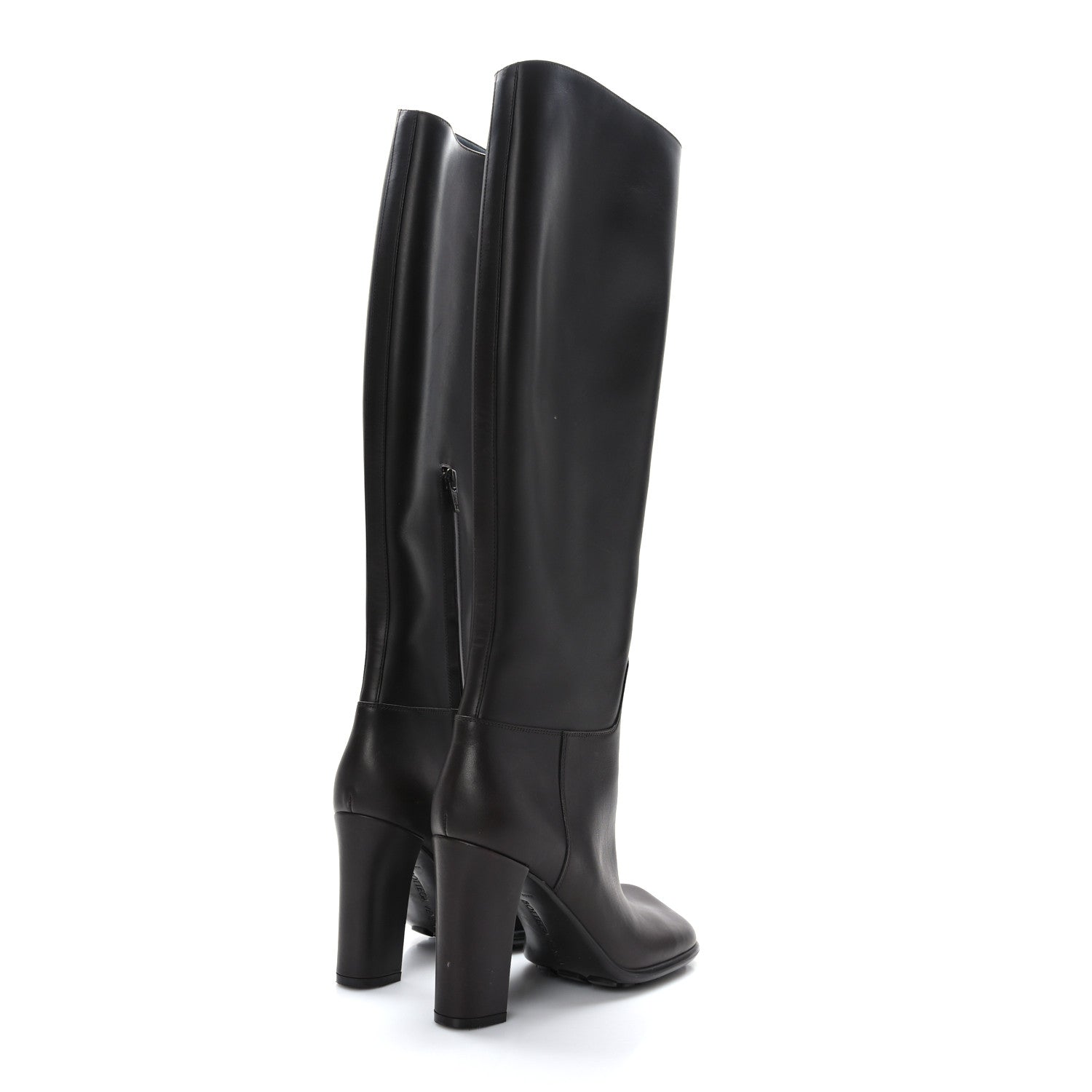 Bottega Veneta Calfskin Storm Knee High Boots 39 Fondant 4 of 8