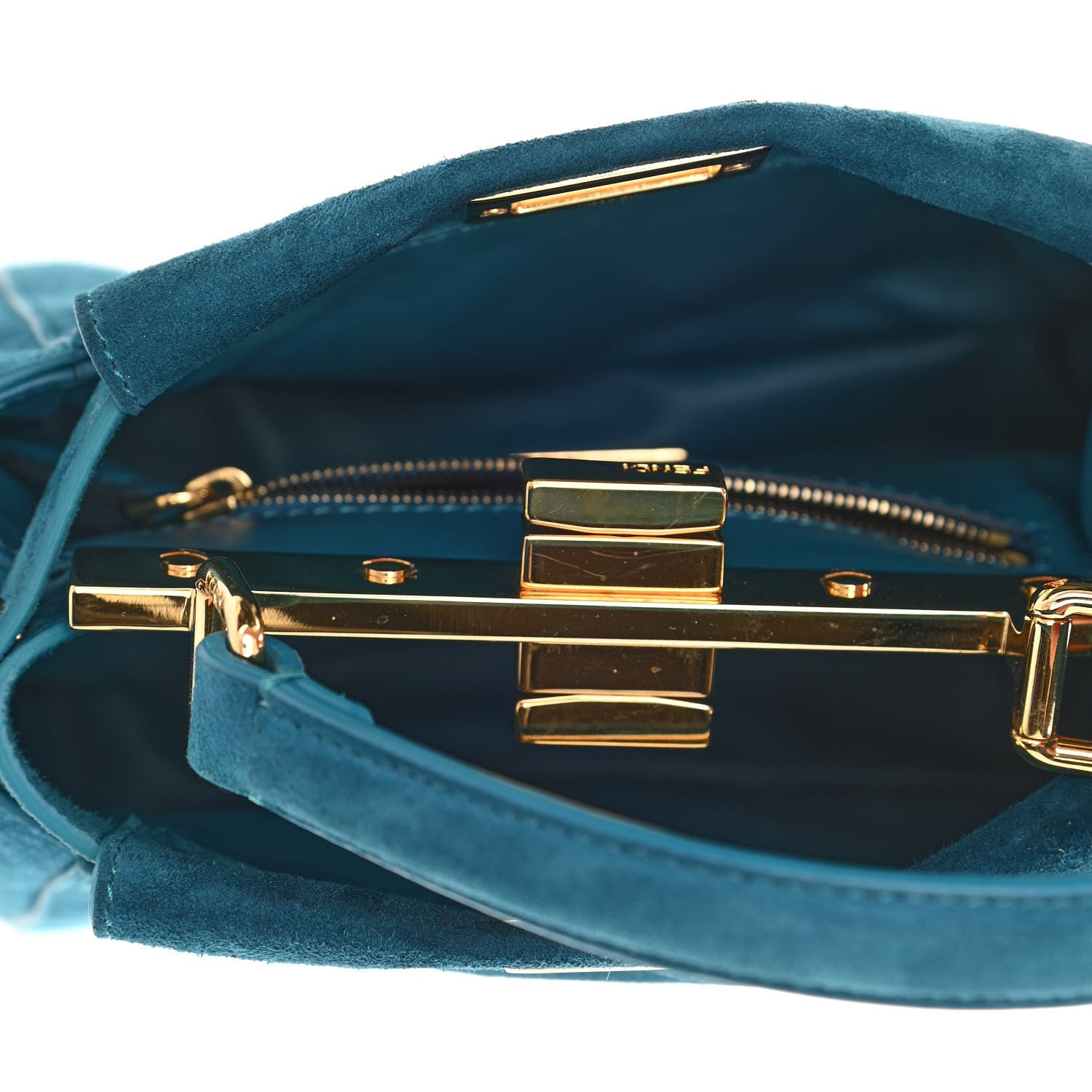 Fendi Chamois XS Peekaboo Iconic Satchel Ottanio 5 of 11