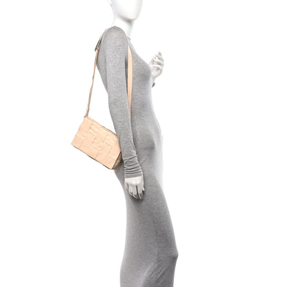 Bottega Veneta Paper Calfskin Maxi Intrecciato Cassette Crossbody Bag Melon Washed 2 of 10