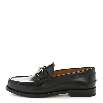 Gucci Millennial Ribot Mens Horsebit Loafers 9 Black 1 of 12