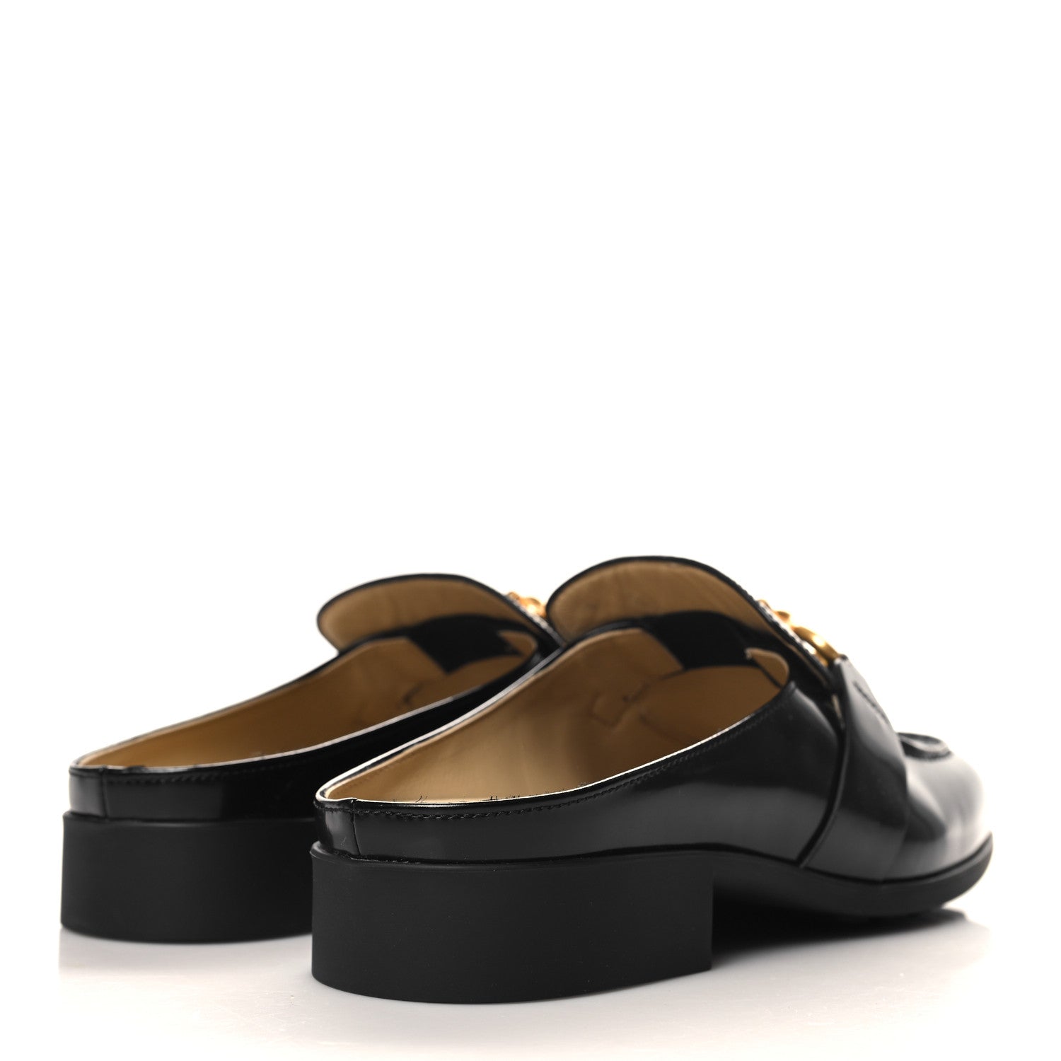 Bottega Veneta Soft Vinyl Calfskin Monsieur Loafers  40 Black 5 of 8