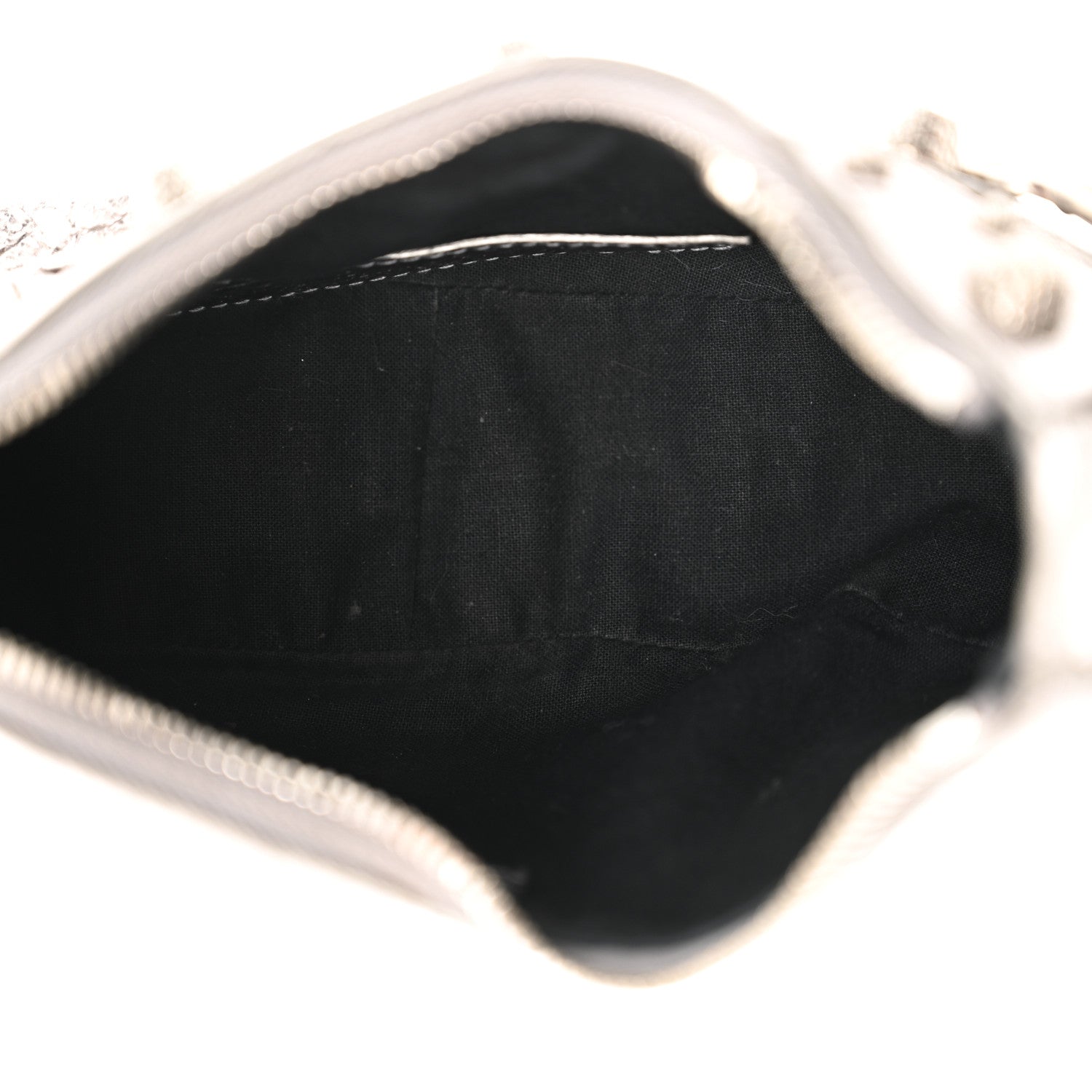 Balenciaga Metallic Agneau Arena Le Cagole Shoulder Bag XS Silver 6 of 14