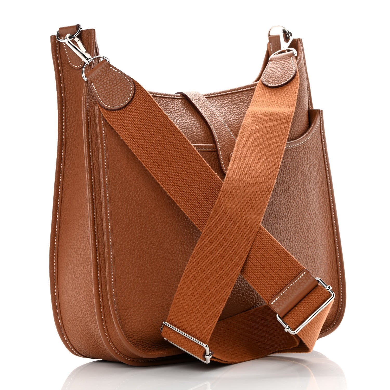 Hermes Taurillon Clemence Evelyne III GM Gold 3 of 14