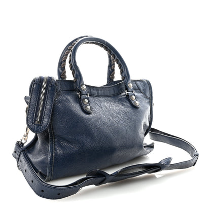 Balenciaga Agneau Giant 12 Silver Hardware S City Bleu Roi 3 of 10