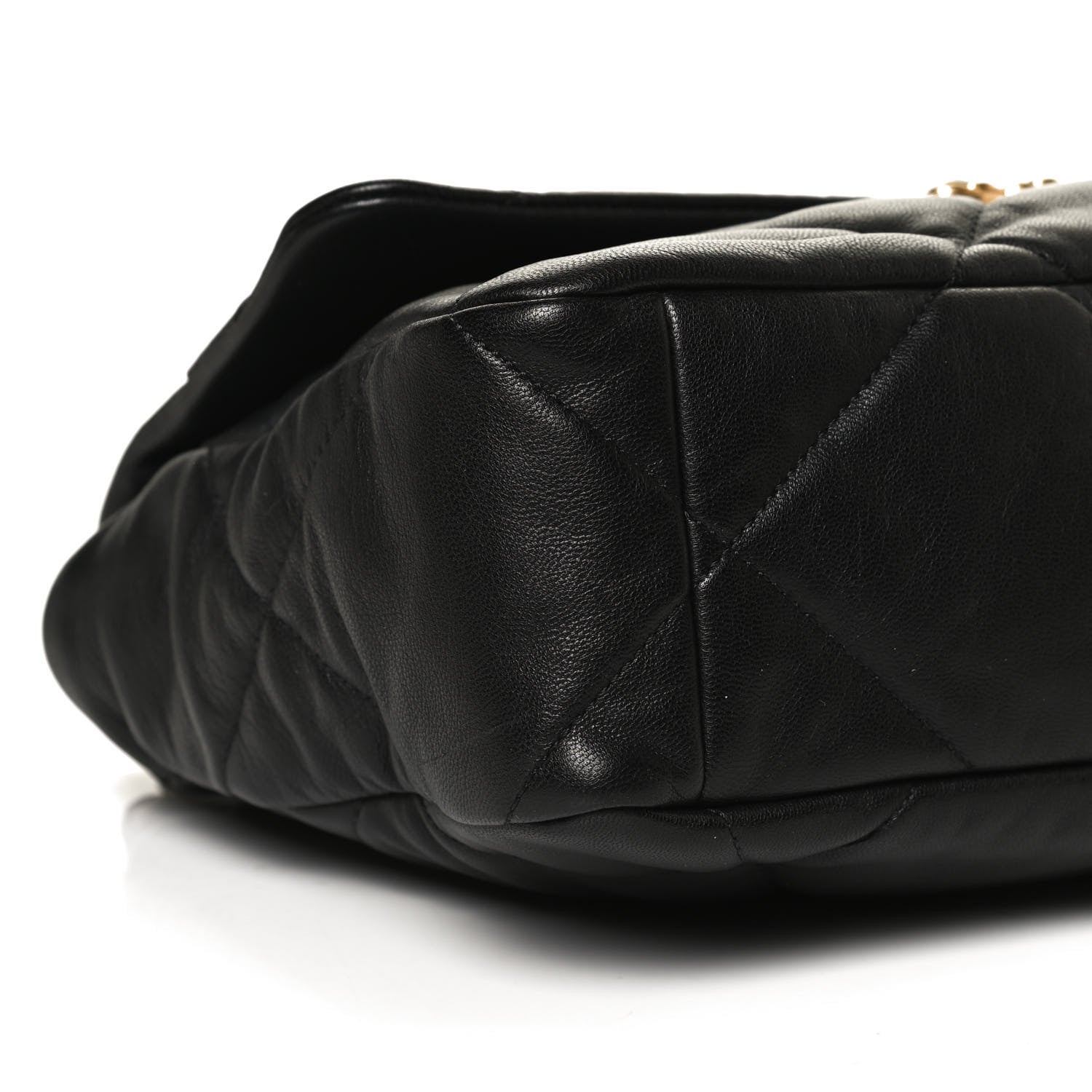 Chanel Lambskin Quilted Large Chanel 19 Flap Black 9 of 12