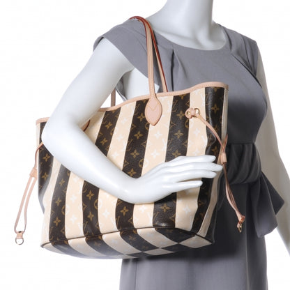 Louis Vuitton Monogram Rayures Neverfull MM 2 of 8