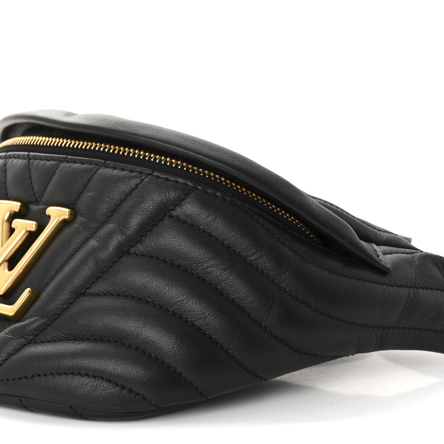 Louis Vuitton Calfskin Quilted New Wave Bumbag Black 9 of 9