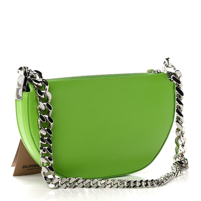 Burberry Calfskin Small Olympia Chain Shoulder Bag Brilliant Green 3 of 8