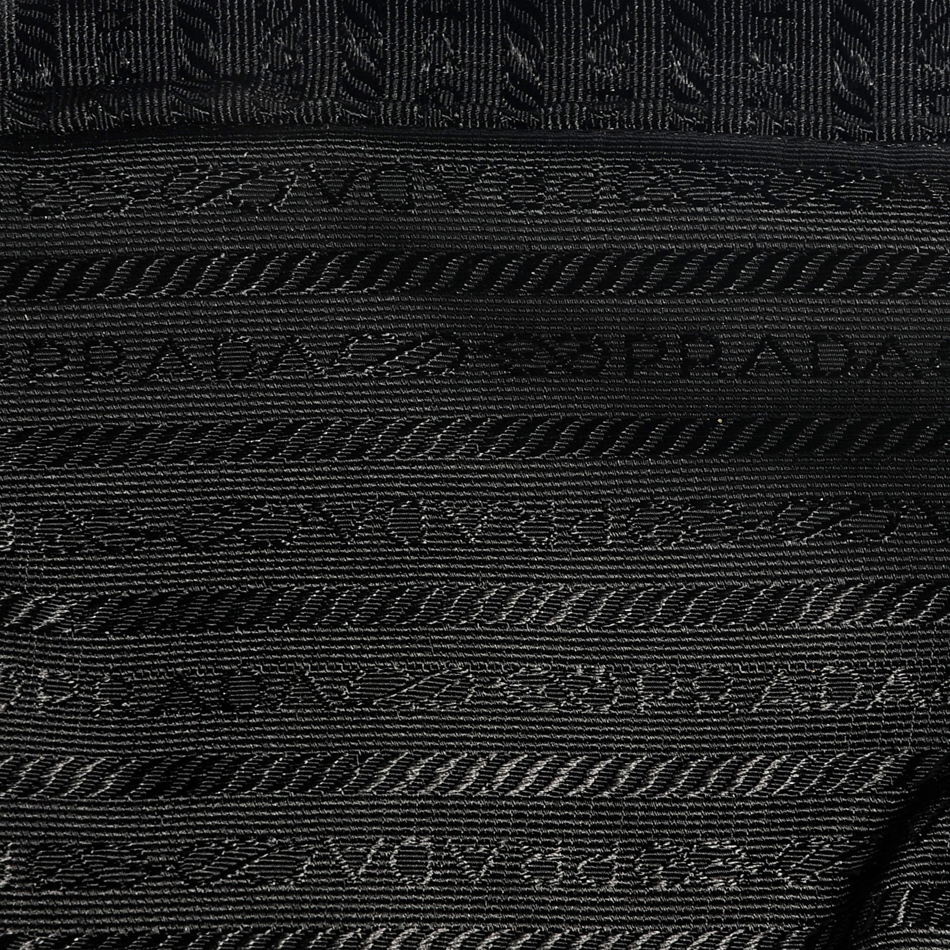 Prada Tessuto Nylon Tassel Shoulder Bag Nero Black 8 of 8