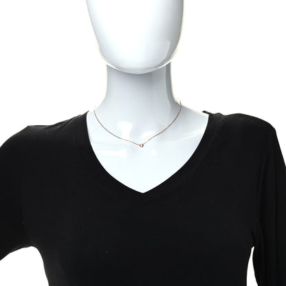 Cartier 18K Pink Gold Diamond LM D'Amour Pendant Necklace 5 of 12