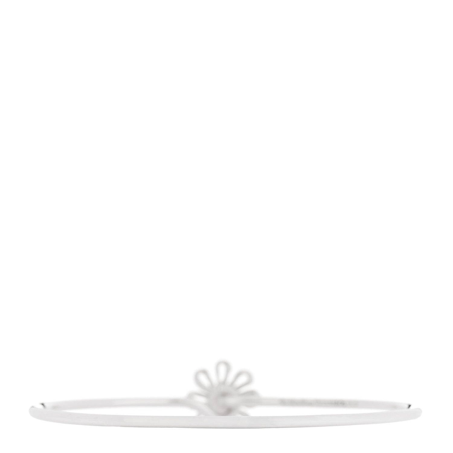 Tiffany Sterling Silver 18K Yellow Gold Paloma Picasso Daisy Bangle Bracelet 2 of 3