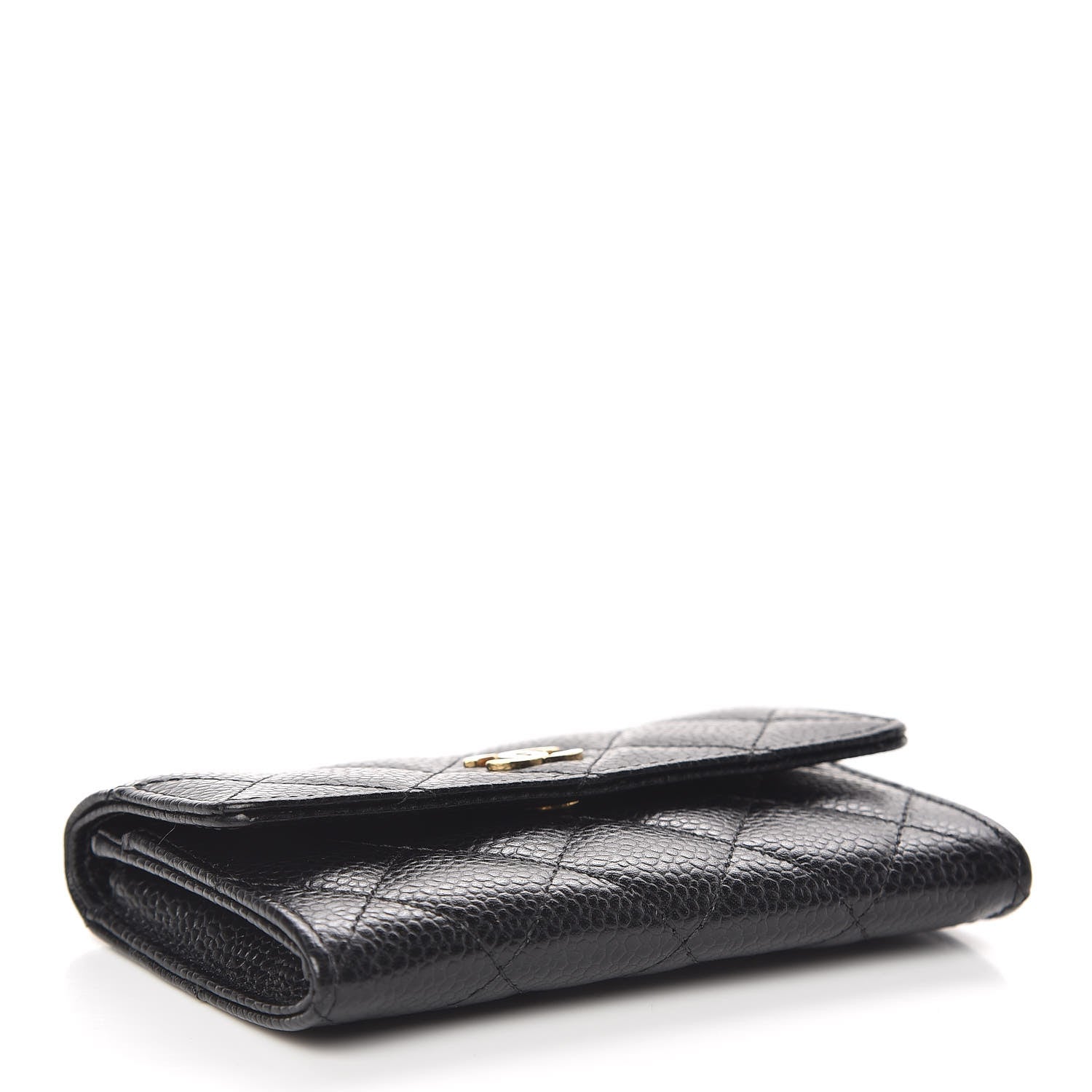 Chanel Caviar Quilted Flap Card Holder Black 4 of 9