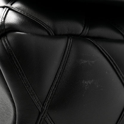 Louis Vuitton Lambskin Malletage Top Handle GO-14 GM Black 11 of 12