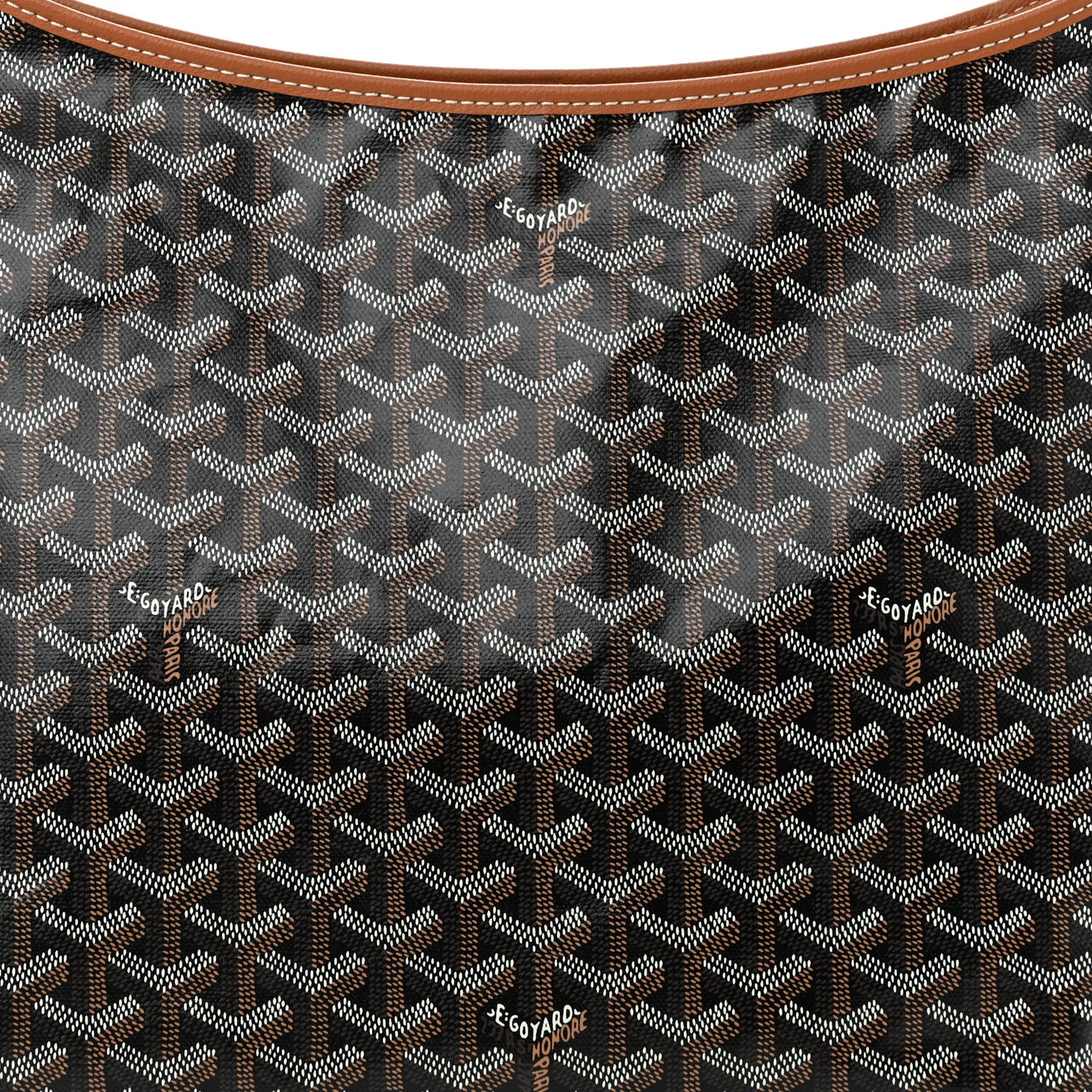 Goyardine Boheme Hobo Black Gold
