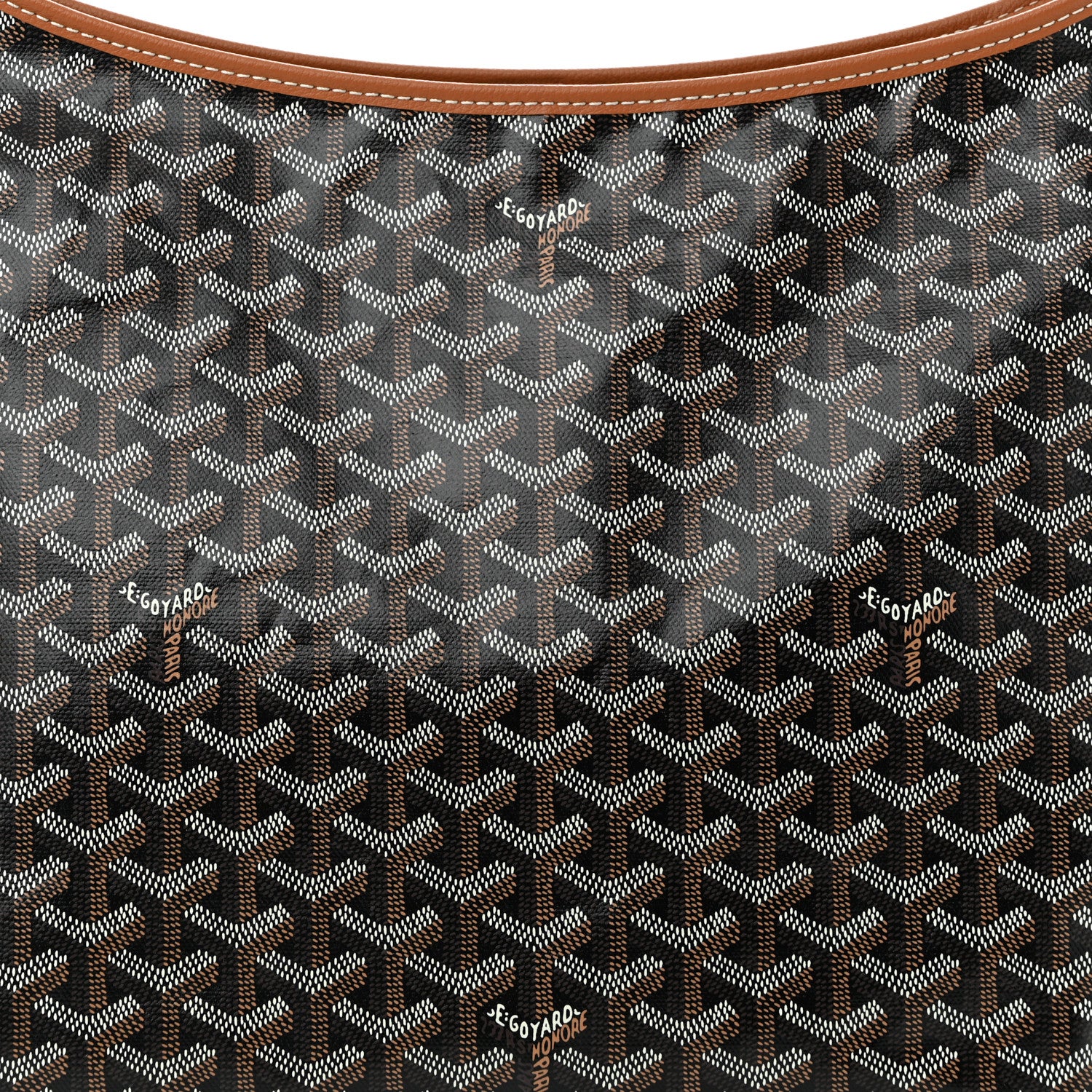 Goyard Goyardine Boheme Hobo Black Gold 7 of 9