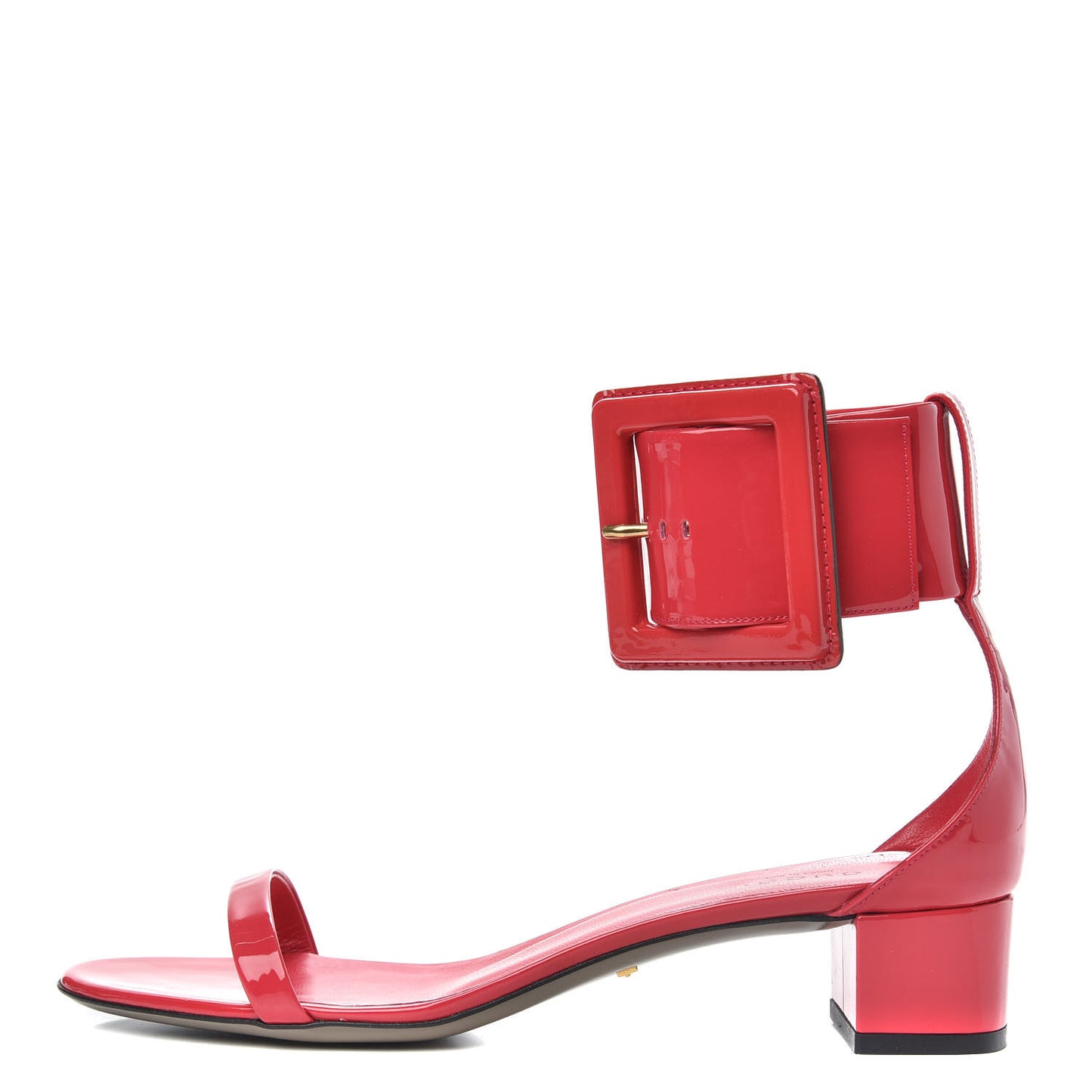 Vernice Crystal Victorie Ankle Strap Sandals 39 Shocking Pink