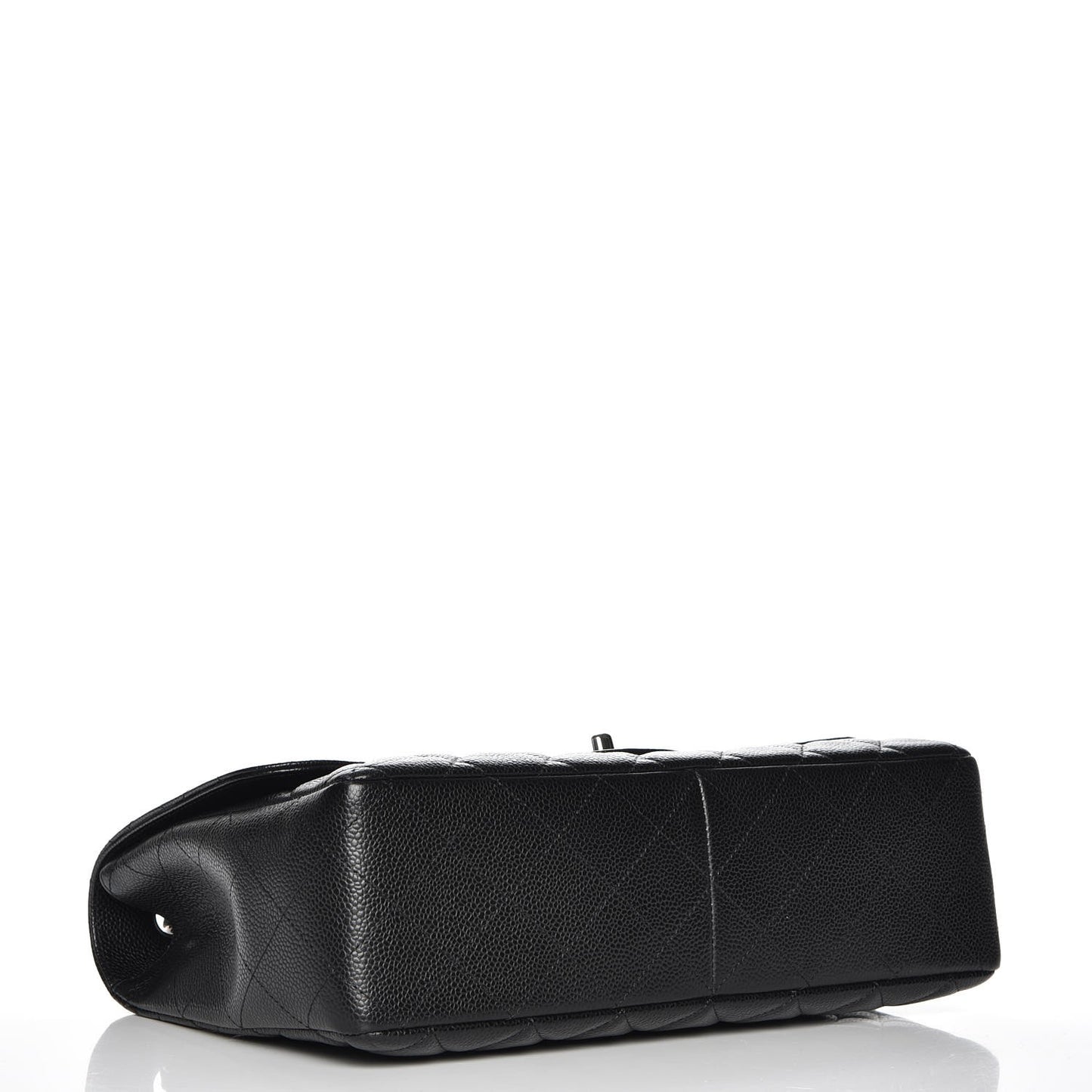 Caviar Quilted Jumbo Single Flap Black