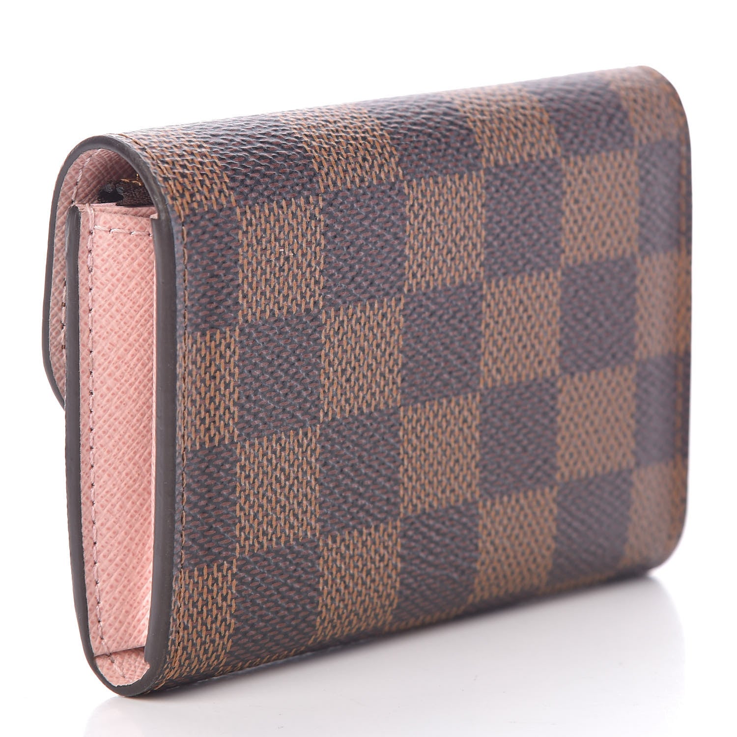 Louis Vuitton Damier Ebene Rosalie Coin Purse Rose Ballerine 3 of 8