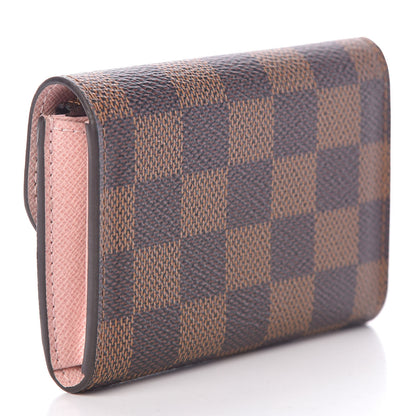 Louis Vuitton Damier Ebene Rosalie Coin Purse Rose Ballerine 3 of 8