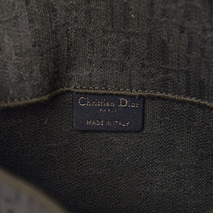 Christian Dior Oblique Denim Saddle Belt Bag Green 6 of 10