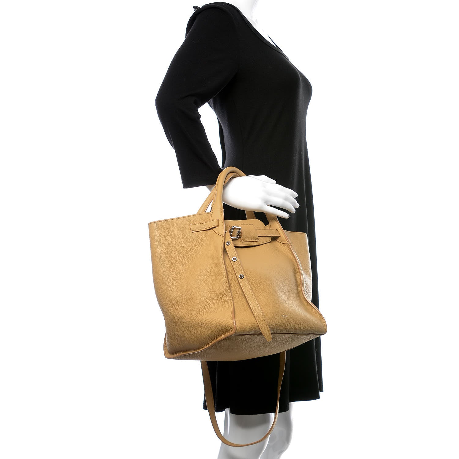 Celine Supple Grained Calfskin Small Big Bag Sand 2 of 12
