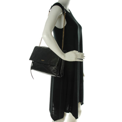 Lanvin Lambskin Quilted Medium Sugar Flap Shoulder Bag Black 2 of 7