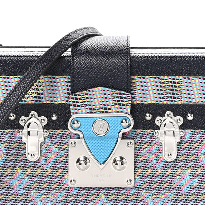 Louis Vuitton Calfskin Monogram LV Pop Petite Malle Blue 7 of 10