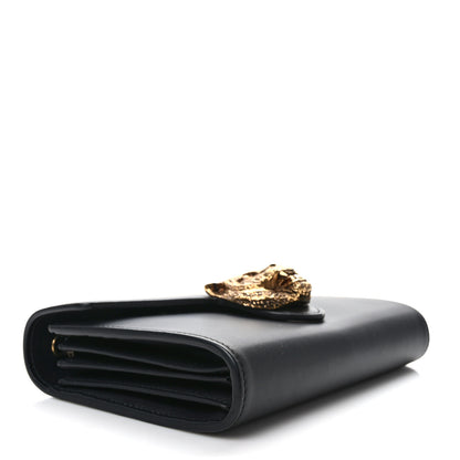 Gucci Calfskin Animalier Chain Wallet Black 4 of 11
