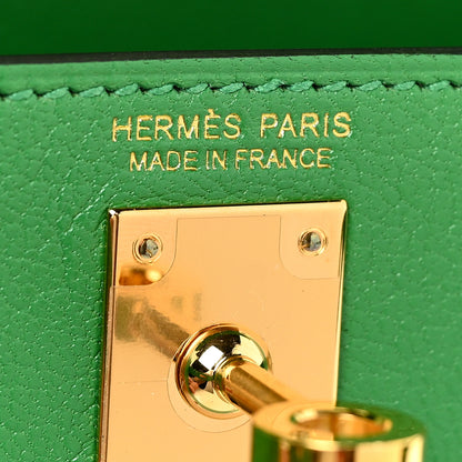 Hermes Chevre Mysore Mini Kelly Sellier 20 Bambou 6 of 13