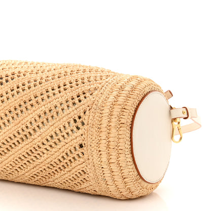 Loewe Raffia Paula's Ibiza Bracelet Pouch Natural White 9 of 9
