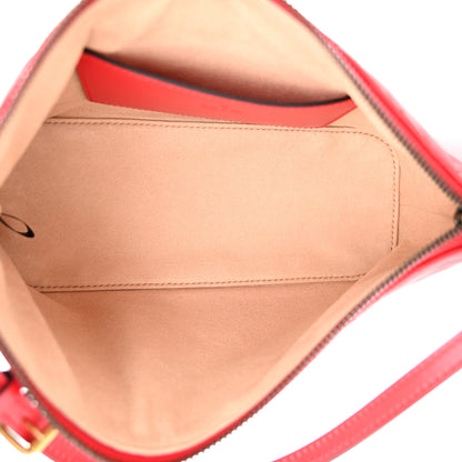 Gucci Calfskin Matelasse Chevron GG Marmont Sling Shoulder Bag Rosso 5 of 10