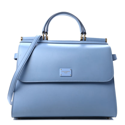 Dolce & Gabbana Vitello Morbido Large Sicily 58 Bag Azure 1 of 5