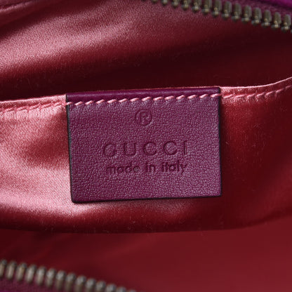 Gucci Velvet Matelasse Small GG Marmont Chain Shoulder Bag Fuchsia Violet Cyclamen 6 of 8