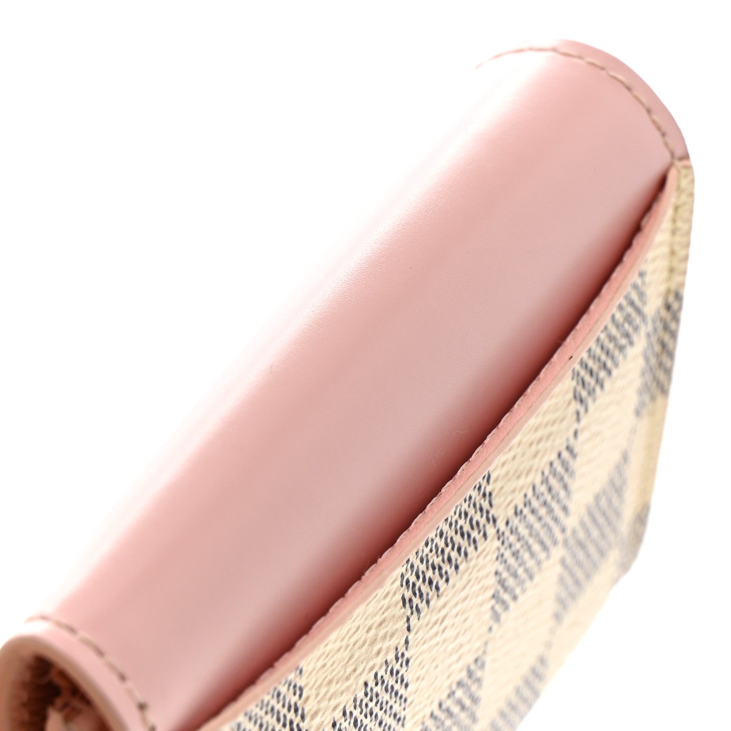 Louis Vuitton Damier Azur Zoe Wallet Rose Ballerine 10 of 10