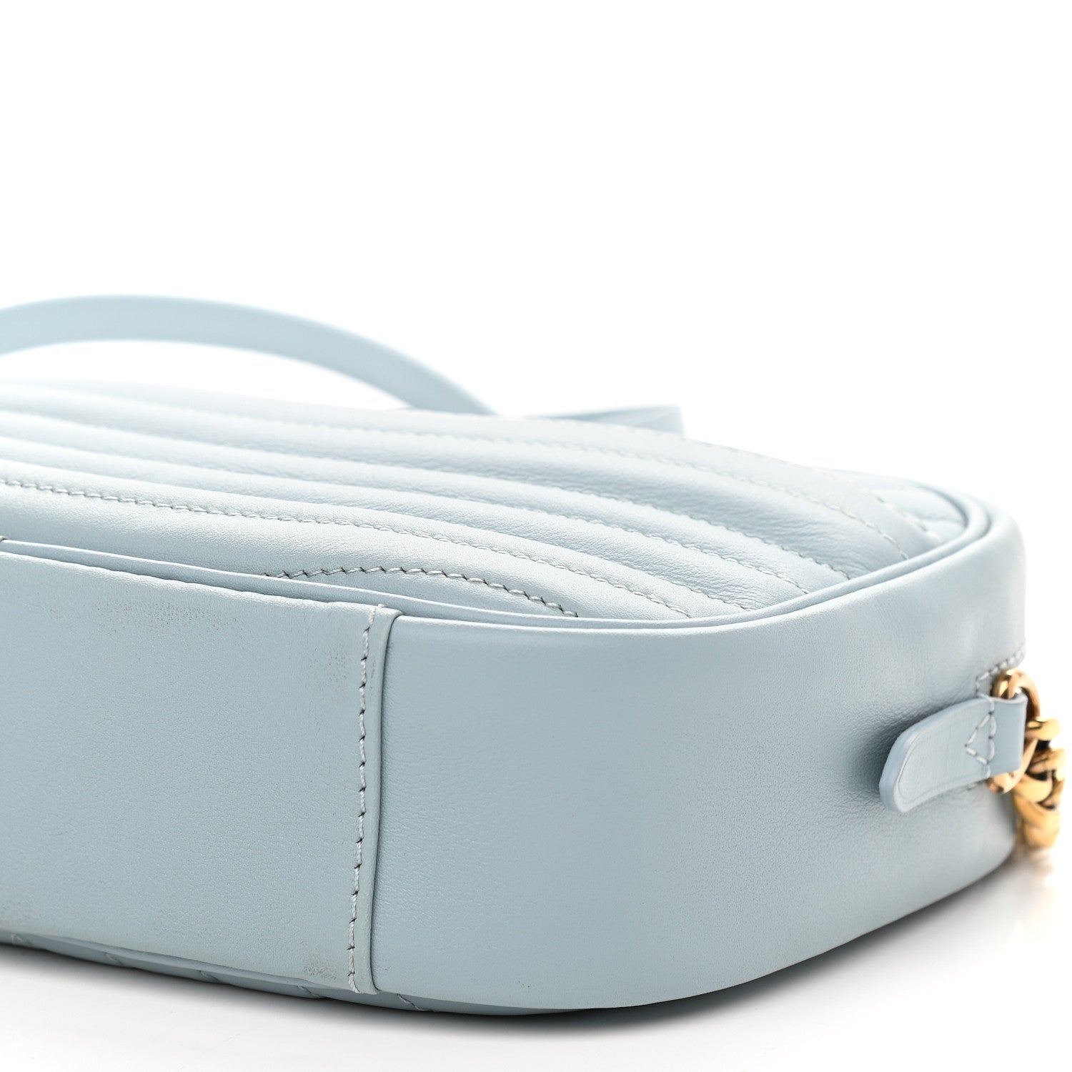 Louis Vuitton Calfskin New Wave Camera Bag Porcelain Blue 8 of 8