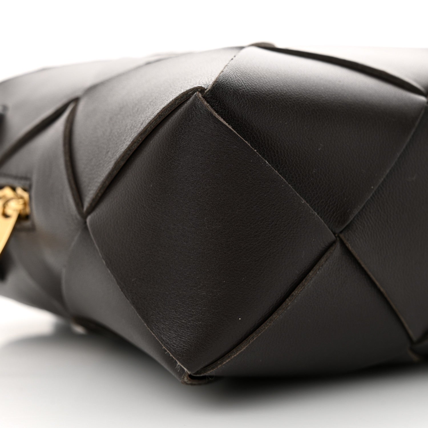Bottega Veneta Lambskin Maxi Intrecciato Small Cassette Camera Bag Fondant 8 of 9