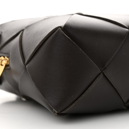 Bottega Veneta Lambskin Maxi Intrecciato Small Cassette Camera Bag Fondant 8 of 9