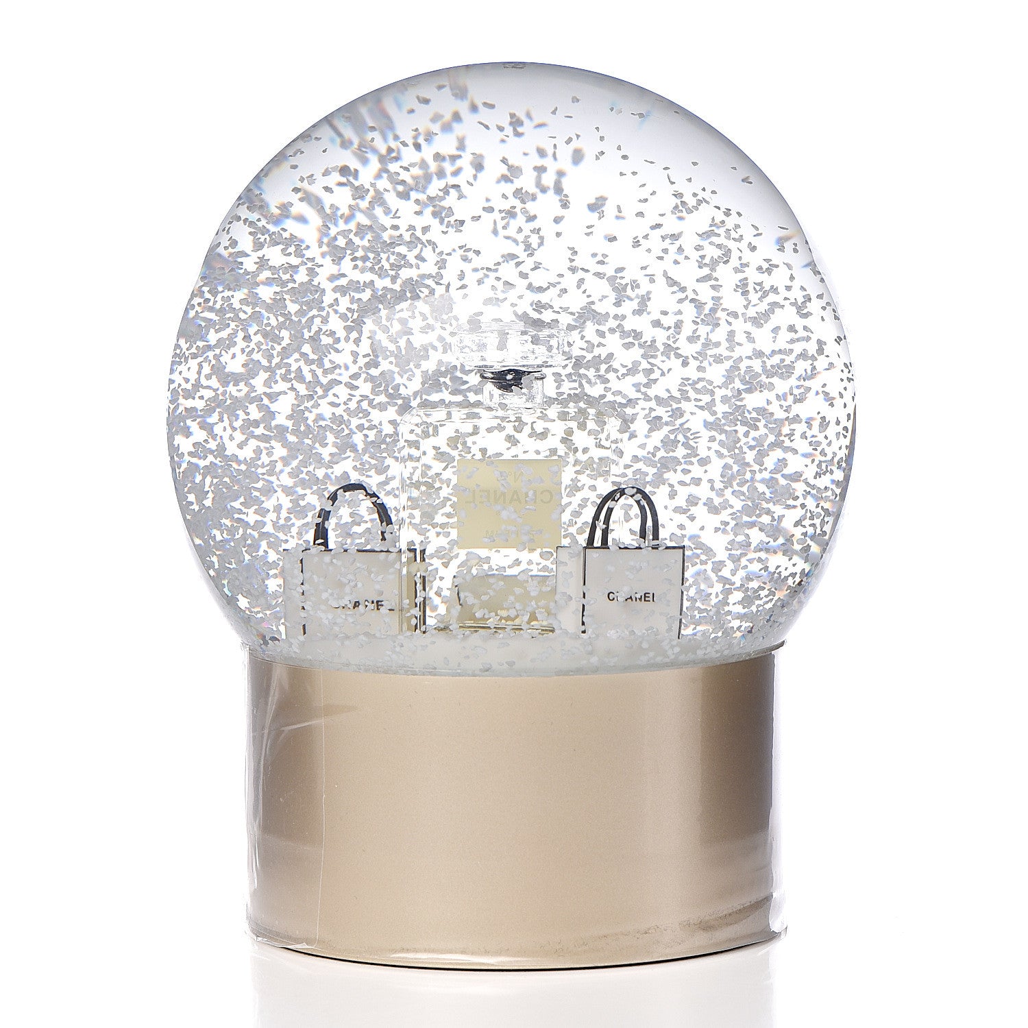 Chanel Glass N°5 Perfume Bottle Snow Globe 3 of 5