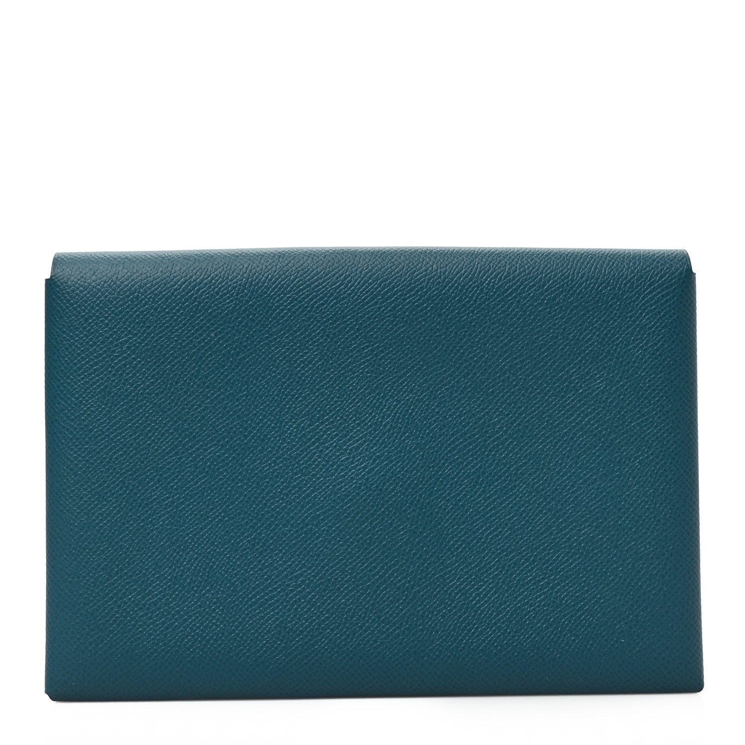 Hermes Epsom Calvi Pouch Colvert Blue Du Nord 3 of 7