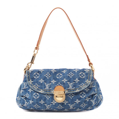Louis Vuitton Monogram Denim Mini Pleaty Blue 1 of 8
