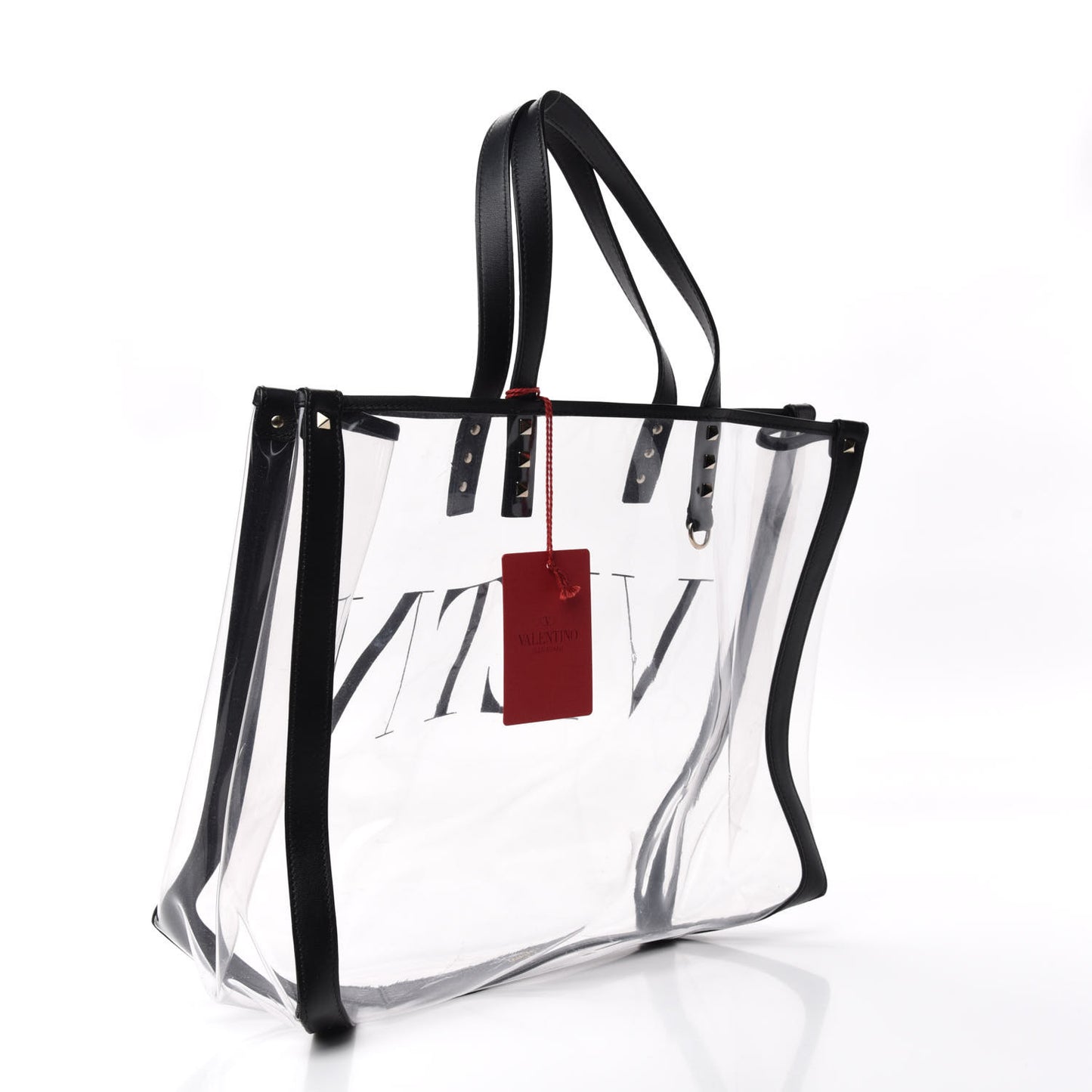 Plexy VLTN Small Shopping Bag Transparent