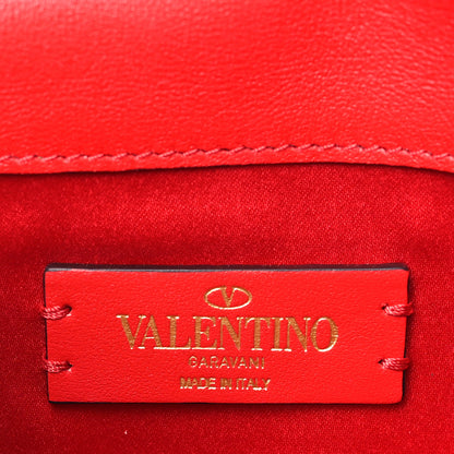 Valentino Garavani Smooth Calfskin Mini VRing Crossbody Bag Rouge Pur 6 of 8