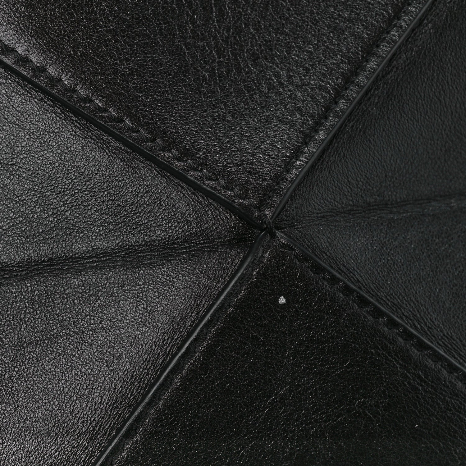 Loewe Shiny Calfskin Mini Puzzle Fold Tote Black 13 of 13
