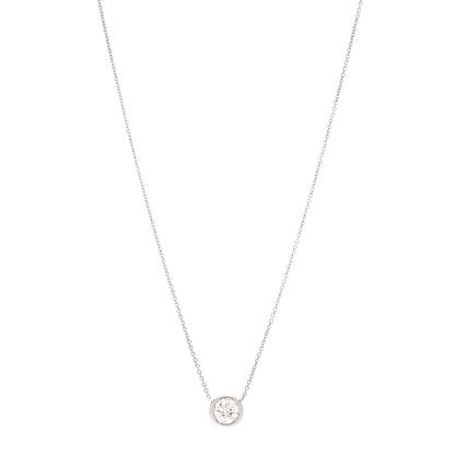 Roberto Coin 18K White Gold Diamond .60ct Diamonds by the Inch Pendant Necklace 1 of 5