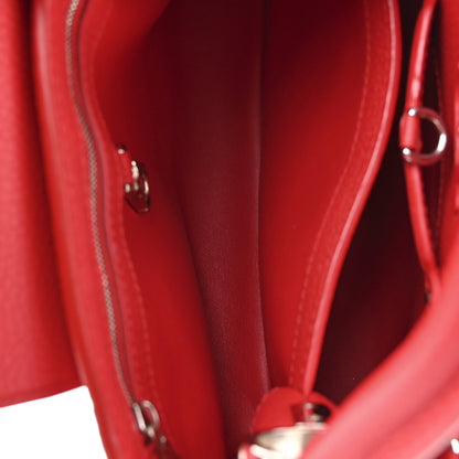 Louis Vuitton Taurillon Capucines BB Scarlet Red 6 of 15