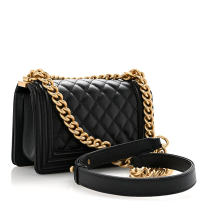 Chanel Caviar Quilted Small Boy Flap Black 3 of 14