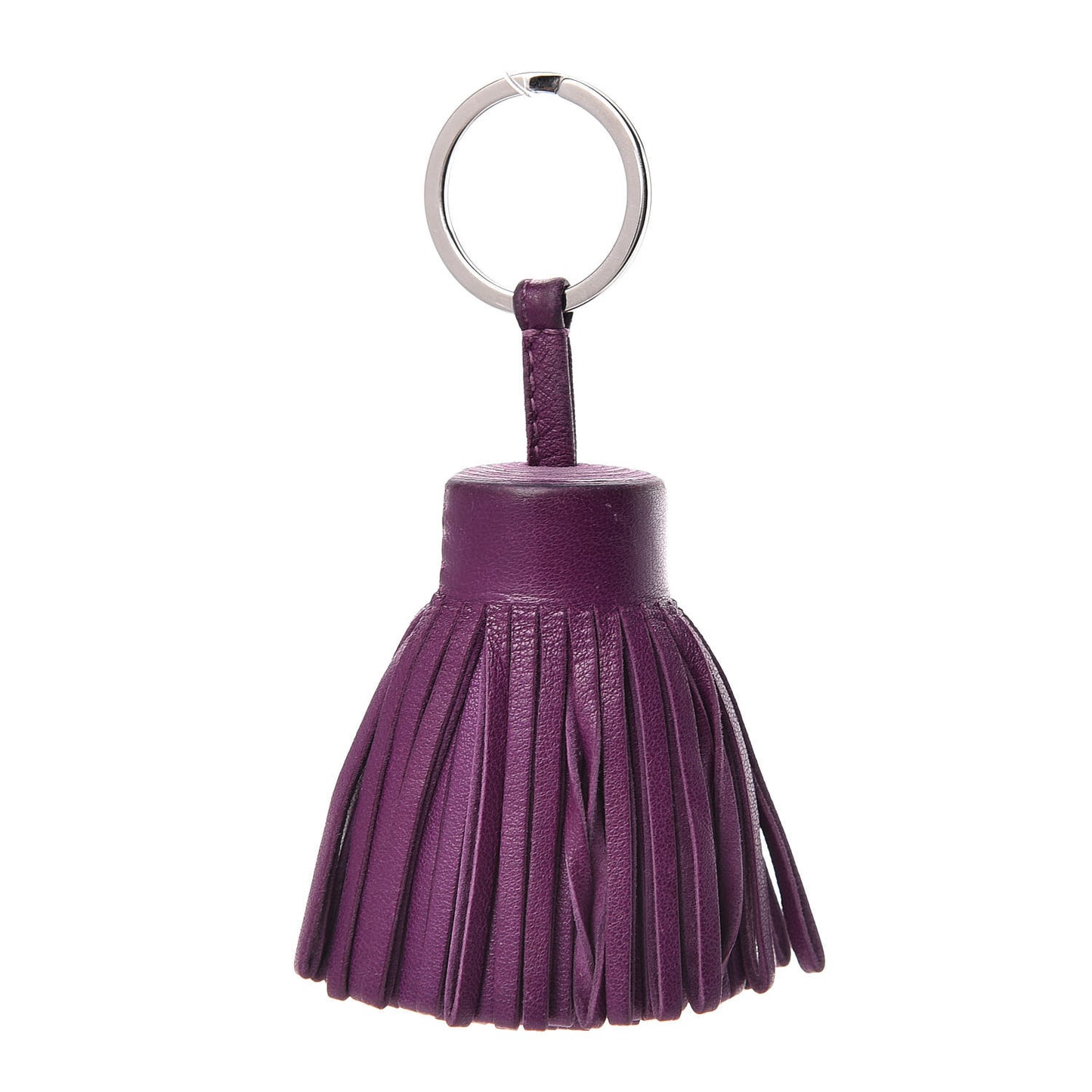 Lambskin Carmen Tassel Key Holder Violet