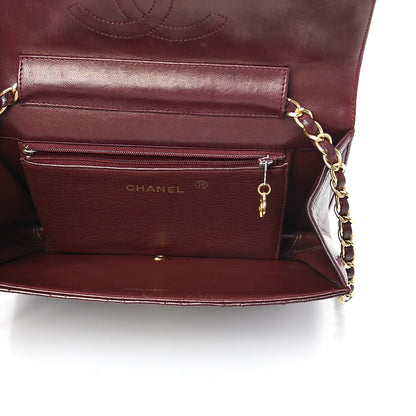 Chanel Lambskin Quilted Small Single Flap Bordeaux 5 of 13