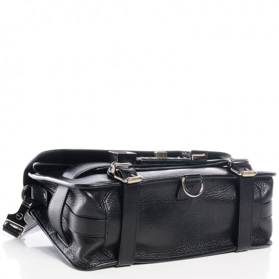 Leather PS11 Classic Shoulder Bag Black